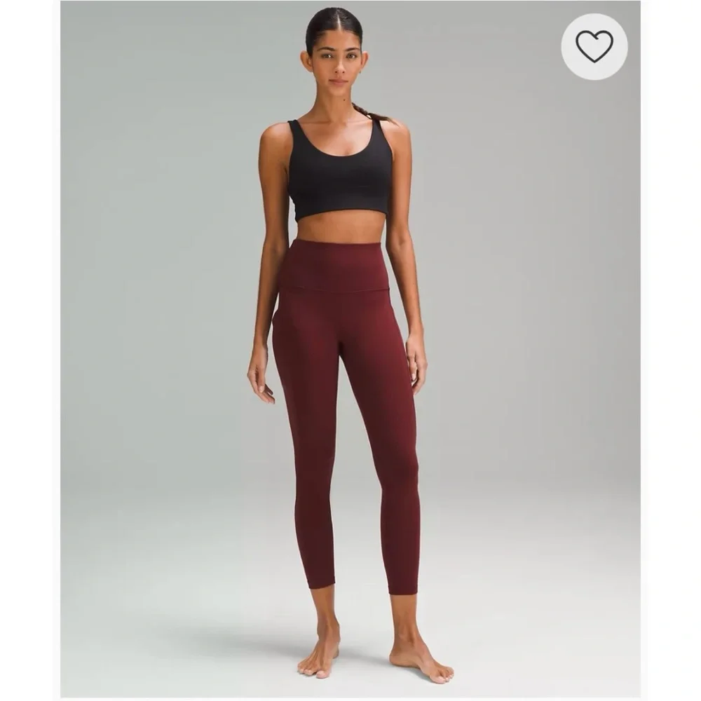 Lululemon Align High-Rise Pant Pocket Legging Women Red Merlot‎ 0 $128